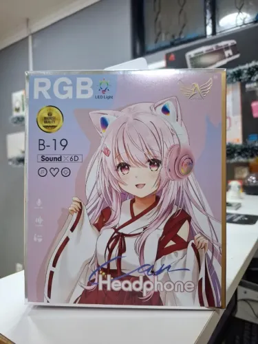 FONE B19 RGB ORELHINHA - SUPER FOFO E POTENTE!