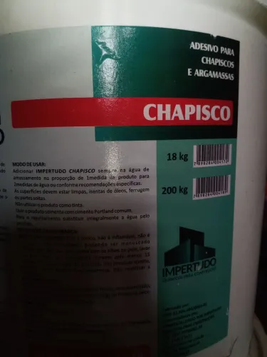 Adesivo para Chapiscos e Argamassas ChapISCO - 18kg e 200kg