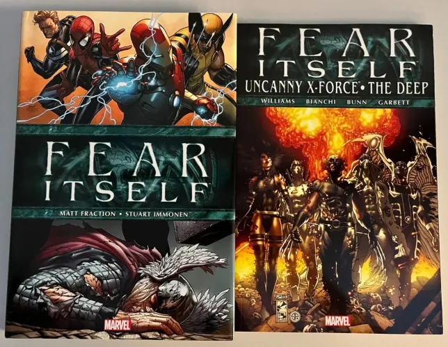 [MARVEL] Pacote Fear Itself (Contendo Fear Itself HC (2010) + Fear Itself - X-Force TPB) 