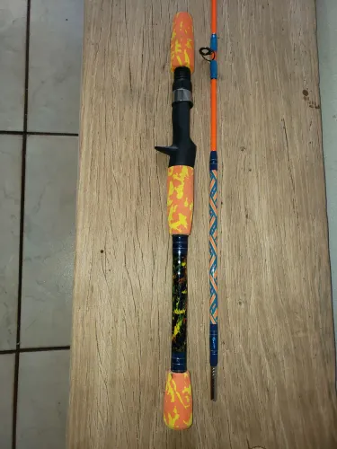 Vara de carretilha customizada up-set de 1.75m de comprimento