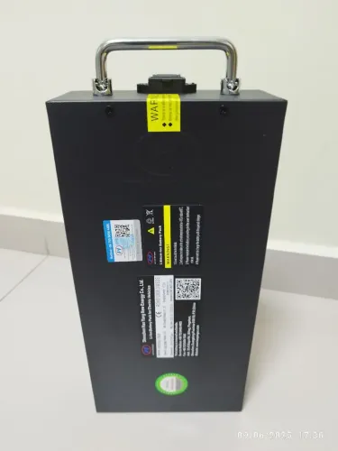 Bateria de Lítio para scooter elétrica.