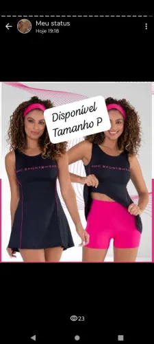 Vestido e Shorts - Tamanho P