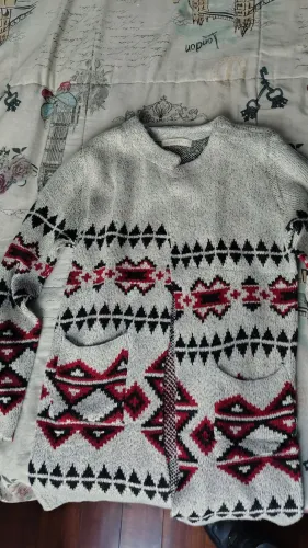 Roupa tricot frio