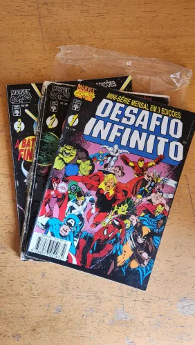 Coleção HQs Marvel - Desafio Infinito - Edição 1, 2 e 3