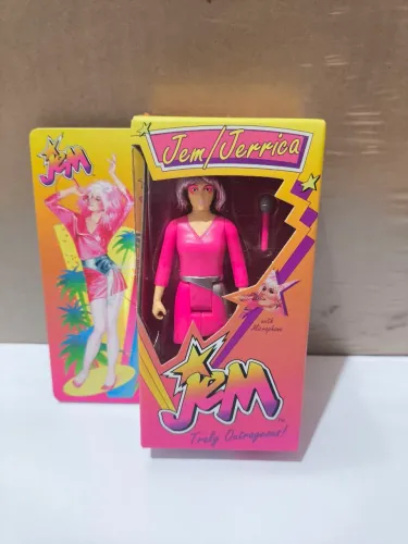 Mini Boneca Jem e Jerrica - Anos 80 12 cm