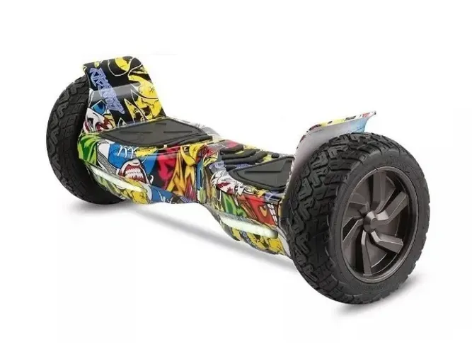 Hoverboard Off Road Skate Elétrico 8.5 Bluetooth Com Led