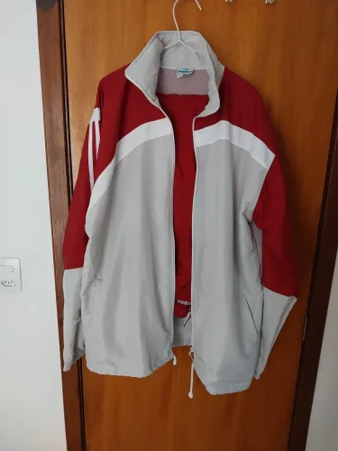 Agasalho Oceânica Vermelho e Branco