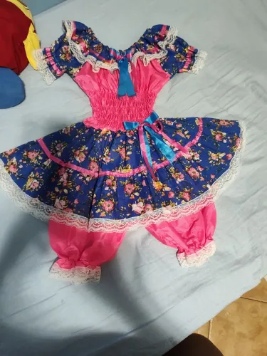 Vestido Festa Junina Infantil