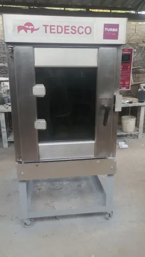 Forno turbo Elétrico 8 assadeiras Tedesco 