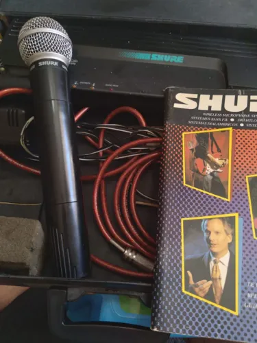 MICROFONE SHURE S/ FIO ( Profissional)  Original 