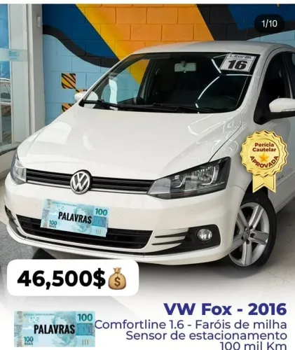 Volkswagen Fox Comfortline 1.6 Flex 8V 5P 2016
