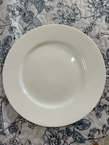 30 pratos brancos de porcelana, apenas 12 reais