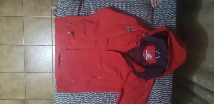 Jaqueta Tribord Decathlon Impermeável Vermelha - P
