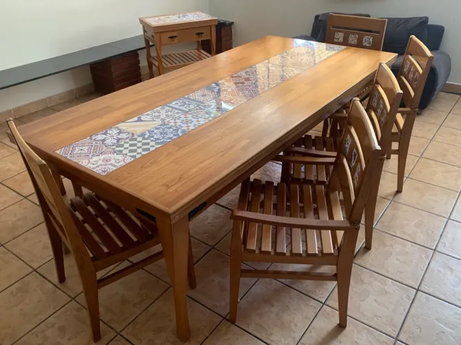 Mesa cadeira/ banco 
