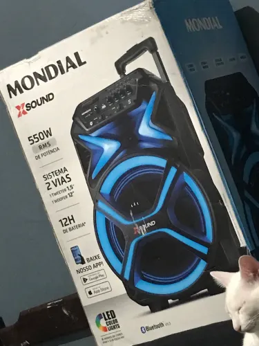 Vendo caixa de Som Mondial Via Bluetooth