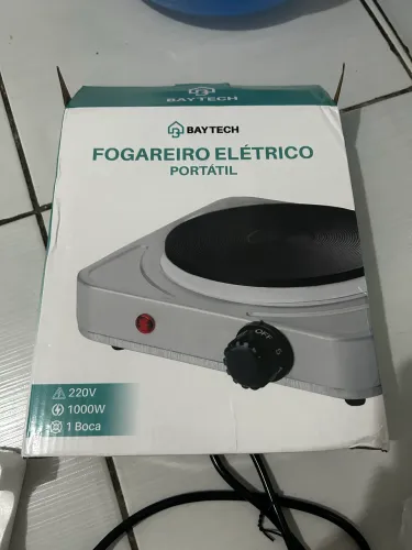 Fogão elétrico.