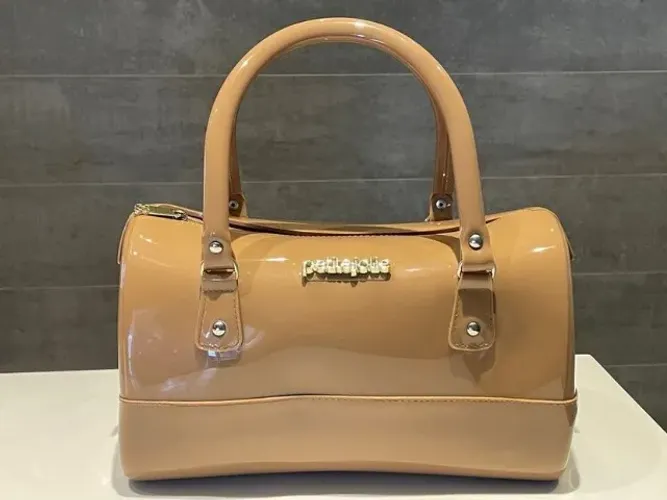 Bolsa Baú Petite Jolie Doce de Leite