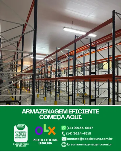 Porta-paletes para Armazenagem Técnica