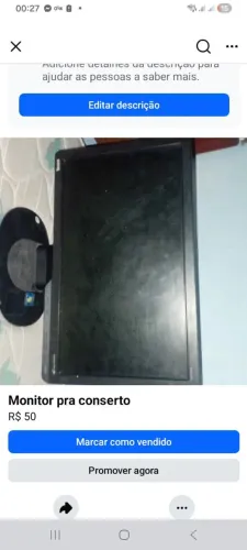 Monitor pra conserto!