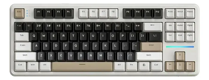 Teclado Mecânico Attack Shark X87 Tri-Mode RGB Hot Swap TKL 80% 4.000mAh Batería NOVO