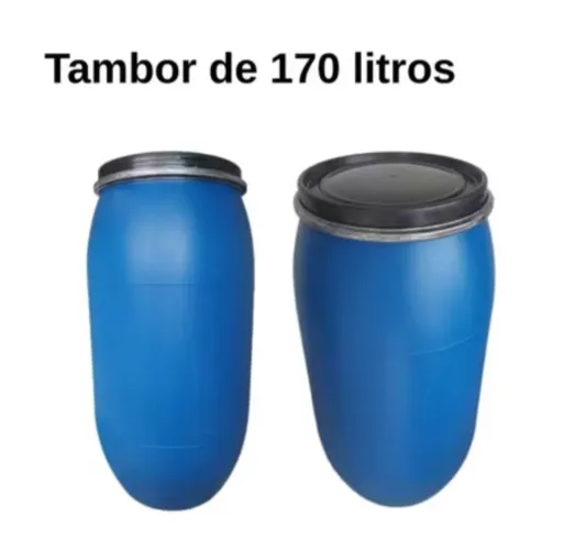 TAMBOR DE PLASTICO AZUL