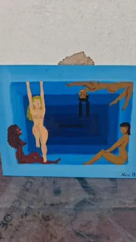 Pintura: As 4, de Alice B. Xumau