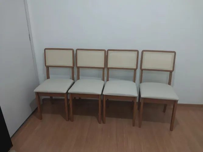 Kit 4 cadeiras de jantar