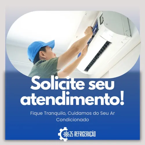 Refrigeração instalação limpeza em ar condicionado
