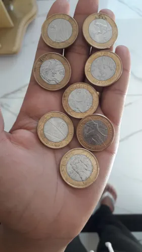 Coleção moedas valor a combinar