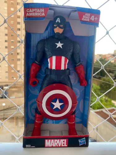 Boneco Capitão América 24cm Hasbro - Original