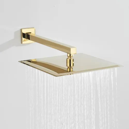 Vendo Esse Chuveiro De Luxo Dourado Todo Inoxidável Muito Lindo No Precinho 