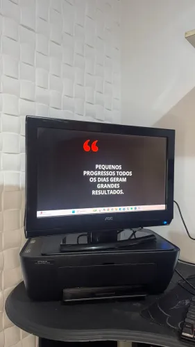 Tv Monitor HDMI Aoc 18 Polegadas - Entregamos 