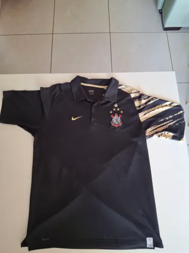 Rara Camisa Polo Corinthians Nike 2007/2008 (ORIGINAL) - Comissão Técnica - Coleção