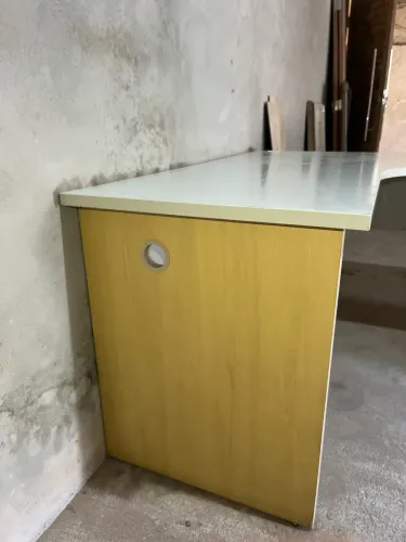 Mesa de escritório em L Grande | Excelente Estado | Home Office 
