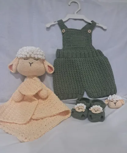 Conjunto crochê para bebê