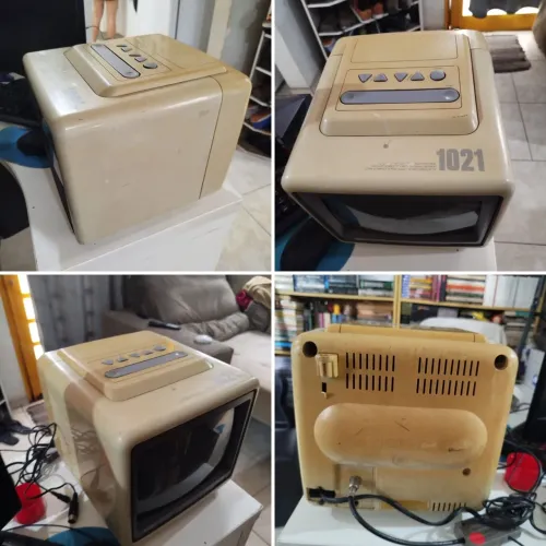 TV 10' SEMP bege pra Retro e adaptação snes
