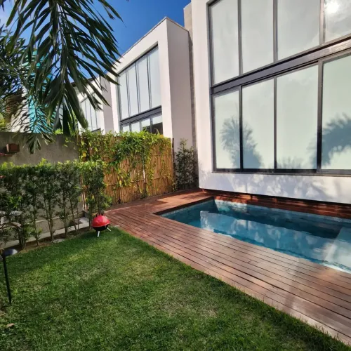 CASA EM CONDOMÍNIO - Pé na areia, mobiliado 86 m² com 2 quartos na praia de campas