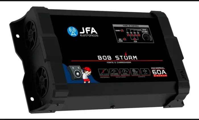Fonte carregador jfa Bob storm 60a LACRADO 