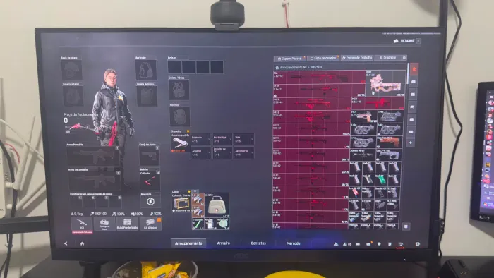Monitor Gamer 27 27g4/p 180hz tempo de resposta 0,5ms Ips Preto Aoc