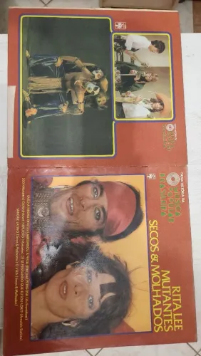 DISCO VINIL.LP 10" SECOS E MOLHADOS RITA LEE MUTANTES VOLEÇÃO NOVA HISTORIA DA MPB