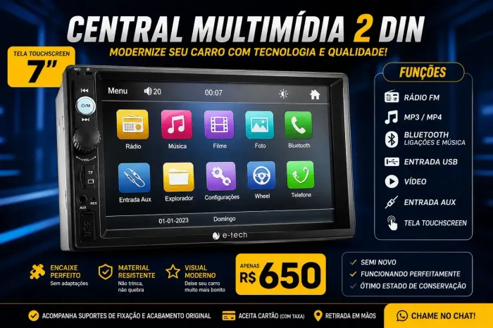 Central Multimídia universal 