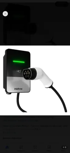 Carregador Carro Elétrico Intelbrás 7,4kw Wallbox