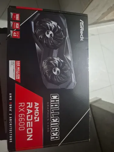 placa de vídeo rx 6600 asrock challenger