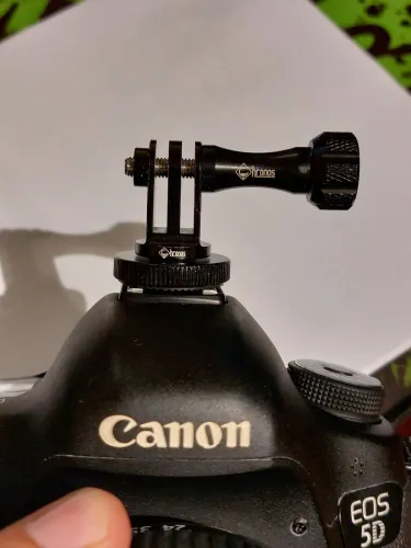 Suporte GoPro sapata de flash câmera fotográfica 