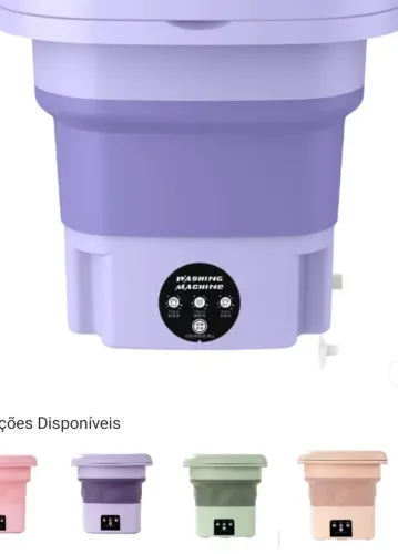 Mini máquina de lavar roupa dobrável 