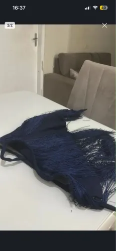 Cropped Feminino com Franjas Novo