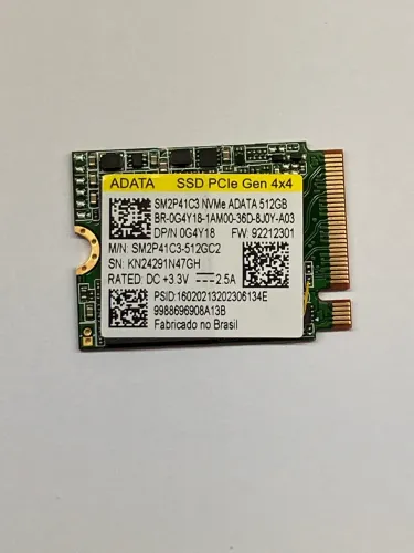 SSD 512Gb Adata Nvme M.2 2230b Pcie 4.0 4 X4 