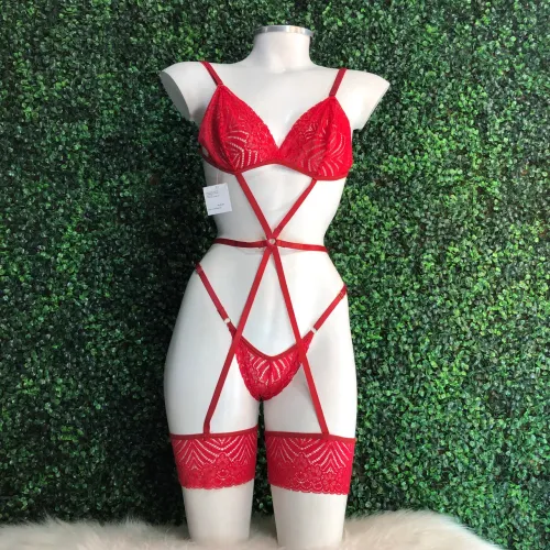 Conjunto Lingerie Yasmin com Persex