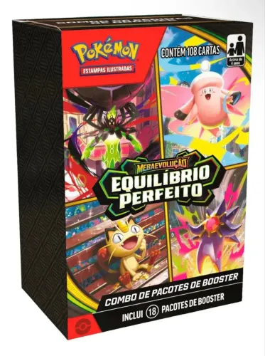 Combo de booster mega Evolução Equilíbrio perfeito