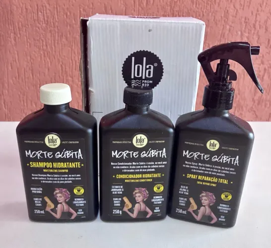kit trio morte súbita lola cosmetics 3 itens